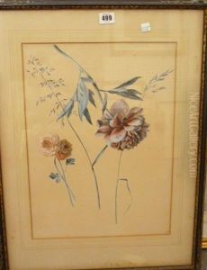 A Group Of Five Botanical Studies by Leopold Zinnogger