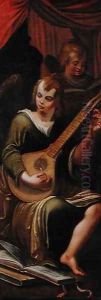 Lute player, 1609 3 by Roelof van Zyll