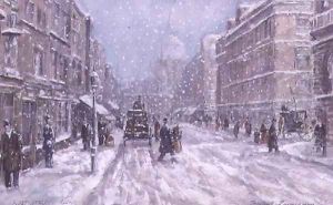 Fleet Street, London by Theodor Franz Zimmermann
