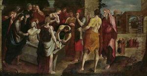 Resurrection of Lazarus by Lambert Zutman
