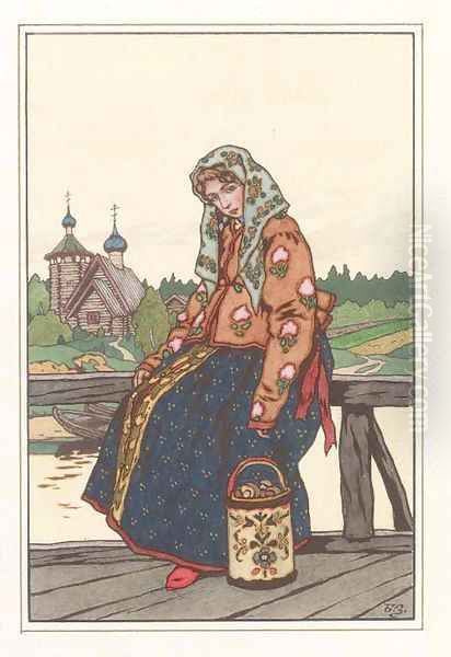 Three illustrations of Russian provincial costume - view 1