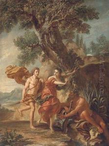 Daphne and Apollo by Francesco Zuccarelli