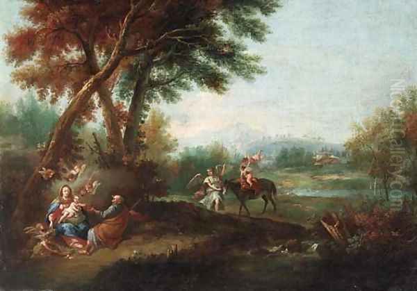 The Rest on the Flight into Egypt by Francesco Zuccarelli