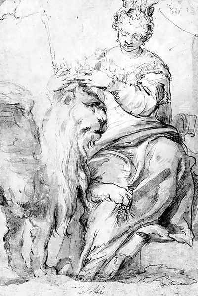 An allegory of the Venetian Republic with the Lion of Saint Mark - view 1