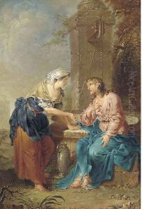 Christ and the Woman of Samaria by Januarius Zick