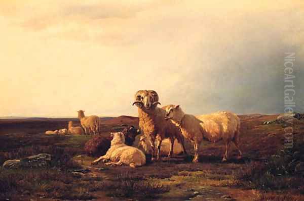 Sheep In A Landscape - view 1
