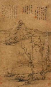 Thatched Pavilion, Autumn Stillness by Ni Zan