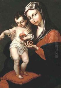 The Madonna and Child by Theresia Zannutssi