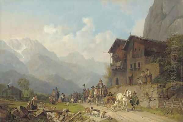 The Return from the Successful Bear Hunt - view 1