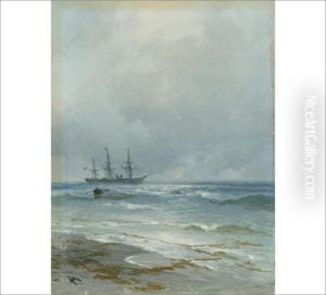 A Seascape by Ivan Konstantinovich Aivazovsky