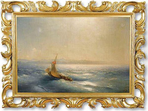 Aivazowski , "storm" - view 1