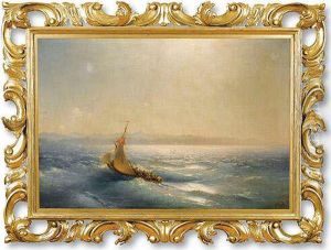 Aivazowski , "storm" by Ivan Konstantinovich Aivazovsky