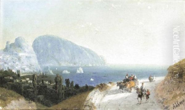 Travellers In Gurzuf - view 1