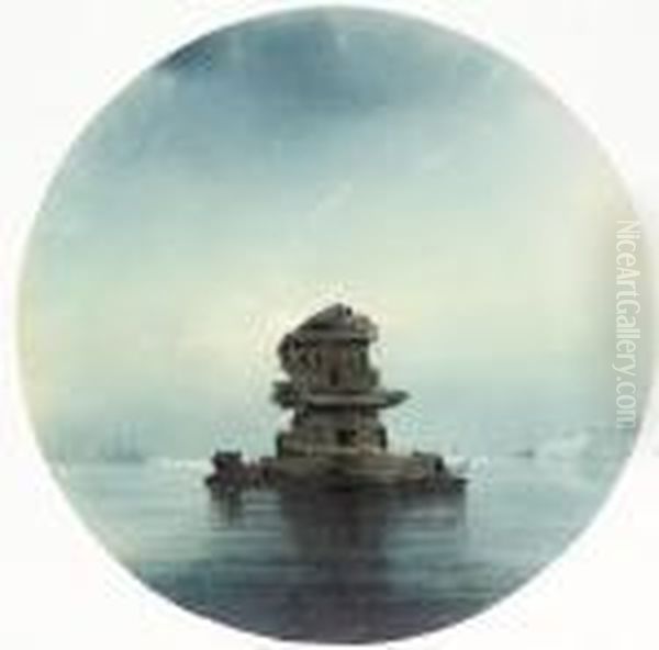 Moonlit Seascape - view 1