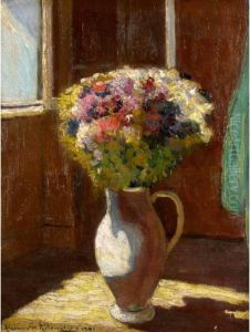 Vase Of Flowers In Sunlight by Alexander Altmann