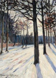 Trees In Snow by Alexander Altmann