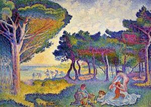 By the Mediterranean by Henri Edmond Cross