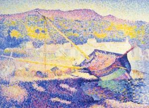 The Blue Boat by Henri Edmond Cross