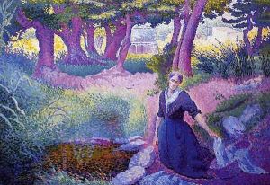 The Washerwoman by Henri Edmond Cross