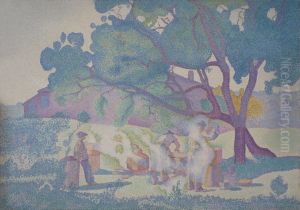 The Farm, Morning by Henri Edmond Cross