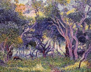 In the Woods by Henri Edmond Cross