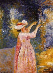 The Flowered Column I by Henri Edmond Cross