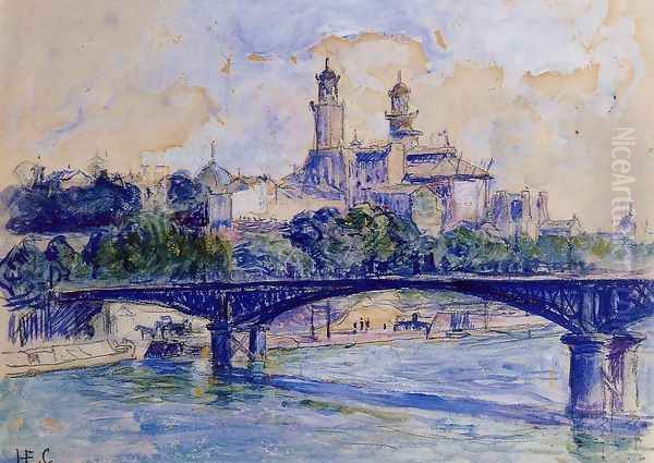 The Seine by the Trocadero - view 1