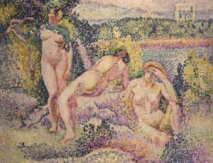 Three Nudes, 1906 by Henri Edmond Cross