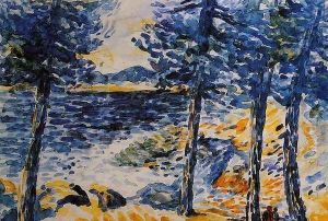 Pines by the Sea by Henri Edmond Cross