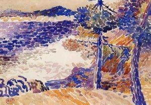 Pines by the Sea I by Henri Edmond Cross