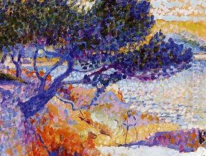 The Bay of Cavaliere (study) by Henri Edmond Cross