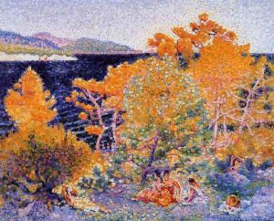 Siesta by the Water by Henri Edmond Cross