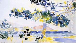 Saint-Clair Landscape by Henri Edmond Cross