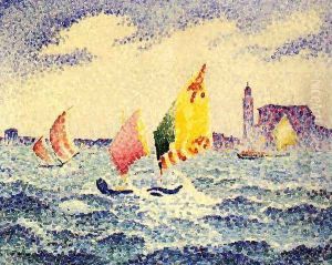 Sailboats near Chicago by Henri Edmond Cross