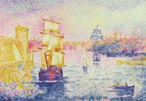 The Port of Marseilles, c.1909 by Henri Edmond Cross