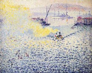 Toulon, Winter Morning by Henri Edmond Cross