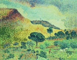 The Maures Mountains, 1906-07 by Henri Edmond Cross