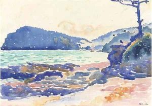 Cap Nere et Pramousquier by Henri Edmond Cross