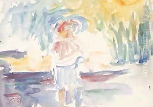 Garcon sur la plage by Henri Edmond Cross