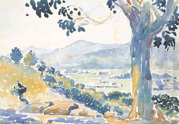 La plaine de Bormes (matin) - view 1