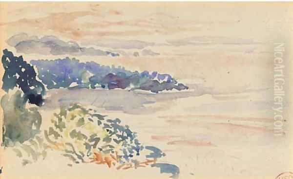 Rivage au crepuscule, Cavalaire - view 1