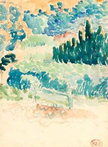 Le jardin by Henri Edmond Cross