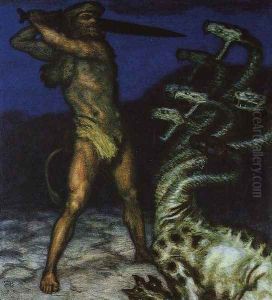 Hercules and the Hydra by Franz von Stuck