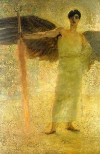 The Guardian of Paradise 1889 by Franz von Stuck