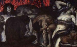 Inferno by Franz von Stuck