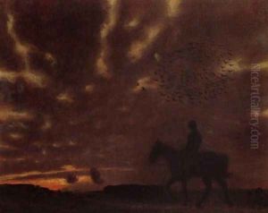 Autumn Evening by Franz von Stuck