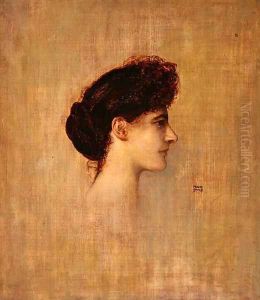 Head of a Woman by Franz von Stuck