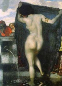 Susanna Bathing 1904 by Franz von Stuck
