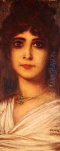 Portrait of a Woman (1) by Franz von Stuck