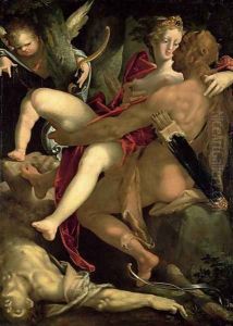 Hercules, Deianeira and the centaur Nessus, 1580 Hercules, Deianeira and the centaur Nessus, 1580